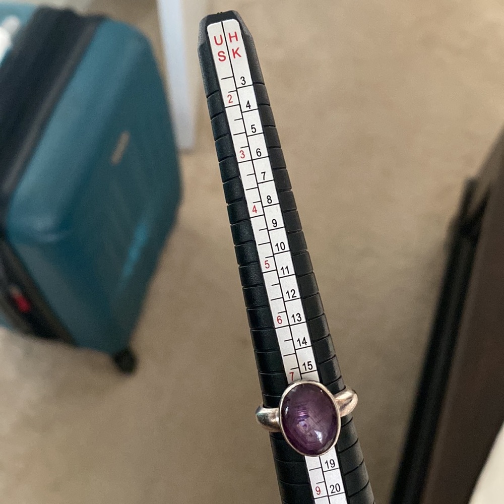 Amethyst Silver Ring - image 6